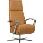 Leren relaxfauteuil Idol - Vintage Cognac (cognac) - Medium, Huis en Inrichting, Fauteuils, Nieuw, Ophalen of Verzenden, 50 tot 75 cm