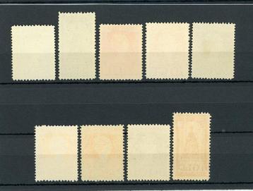 Nederland 1923 - Volledige serie - NVPH n°121/129 beschikbaar voor biedingen