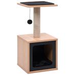 vidaXL Kattenkrabpaal met sisal krabmat 62 cm, Dieren en Toebehoren, Katten-accessoires, Verzenden, Nieuw