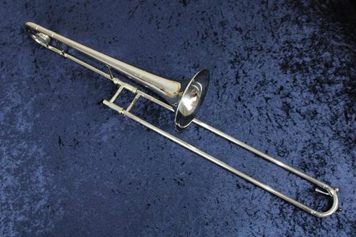 King Tempo Trombone 1975-1980, Muziek en Instrumenten, Blaasinstrumenten | Trombones, Gebruikt, Met koffer, Ophalen of Verzenden