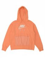 NIKE Womens Loose Fit Graphic Hoodie Jumper UK 18 XL Orange, Kleding | Dames, Truien en Vesten, Verzenden, Nieuw