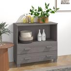 vidaXL Dressoir HAMAR 85x35x80 cm massief grenenhout, Verzenden, Nieuw, 50 tot 100 cm, Grenenhout