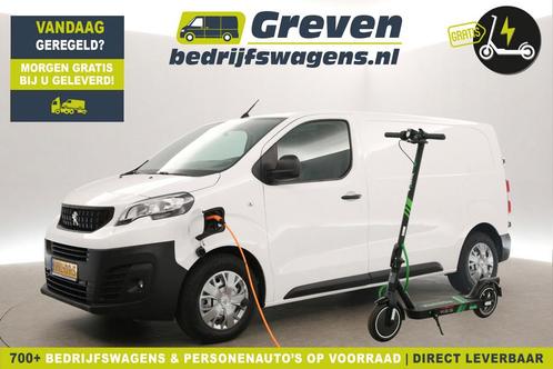 Peugeot e-Expert 75 kWh L2H1, Auto's, Bestelauto's, Onderhoudsboekje, Lease, Automaat, Wit, Financial lease, Leder en Alcantara