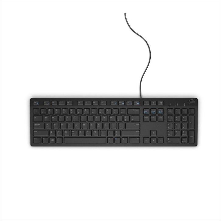 DELL KB216 multimedia toetsenbord zwart, Computers en Software, Toetsenborden, Bedraad, Qwerty, Nieuw, Ophalen of Verzenden