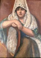 Spaanse school (XX) - Portrait dune Espagnole des années 30