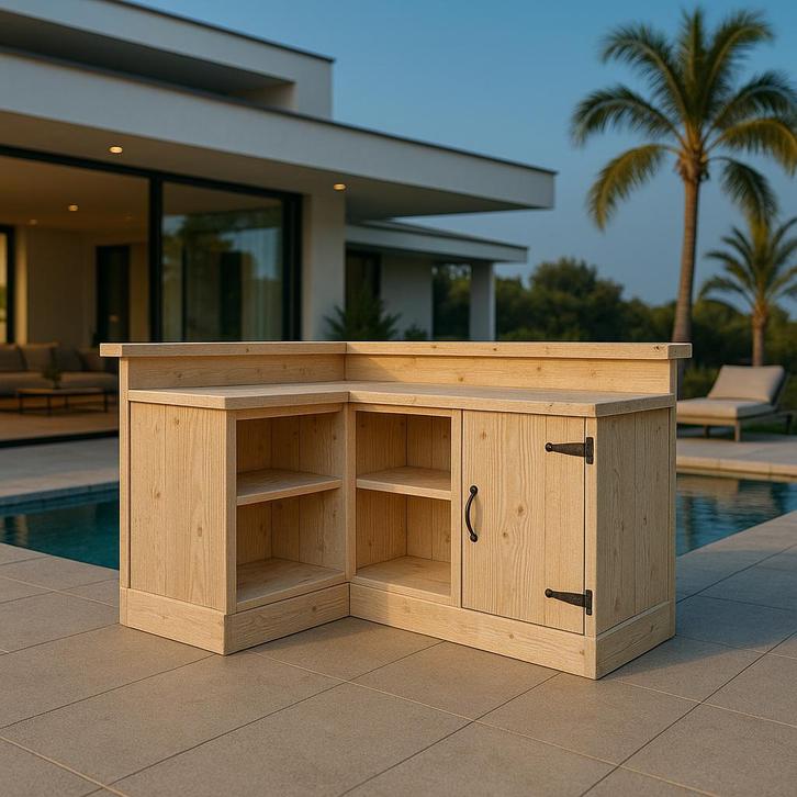 Bar Corner - Bouwpakket Hoekbar voor Tuin - Stilt, Huis en Inrichting, Woonaccessoires | Overige