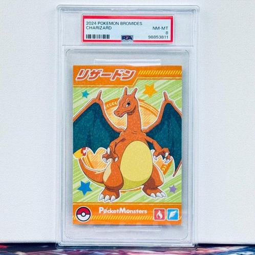 Pokémon Graded card - Charizard Bromides - Pokémon - PSA 8, Hobby en Vrije tijd, Verzamelkaartspellen | Pokémon