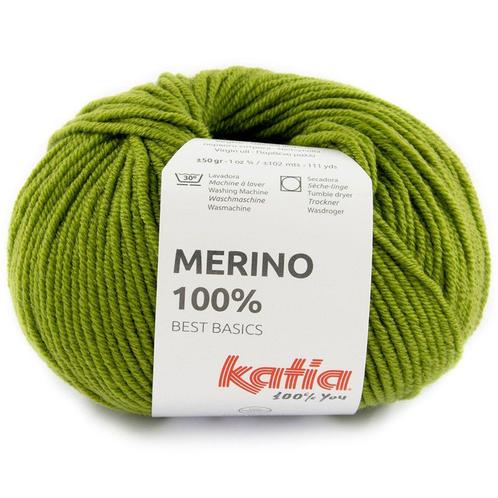 Katia Concept Merino 100% - 88 grasgroen - Wol Garen, Hobby en Vrije tijd, Breien en Haken, Ophalen of Verzenden
