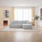 Coredo Bank - Corduroy bekleding - Rechts - Lichtgrijs, Huis en Inrichting, Banken | Bankstellen, Verzenden, Nieuw