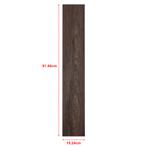 PVC laminaat zelfklevend set van 7 Dark wood wenge 0,975 m², Huis en Inrichting, Stoffering | Vloerbedekking, Verzenden, Nieuw