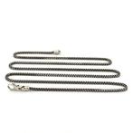 Vieri - Halsketting - 8.7 g - 18 karaat Witgoud, Zwart goud, Sieraden, Tassen en Uiterlijk, Kettingen, Nieuw