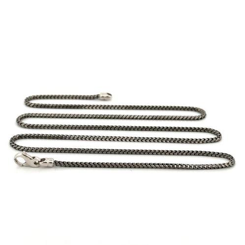 Vieri - Halsketting - 8.7 g - 18 karaat Witgoud, Zwart goud, Sieraden, Tassen en Uiterlijk, Kettingen