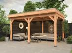 Douglas overkapping met overstek 300x600cm+wanden, Tuin en Terras, Overkappingen, Nieuw