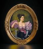 Europese school (XX) - da Jules Louis Machard - Ritratto di, Antiek en Kunst