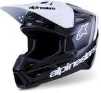 Alpinestars S-M3 Radium Zwart Wit Grijs Crosshelm, Motoren, Overige typen, XXL, Nieuw met kaartje, Overige merken