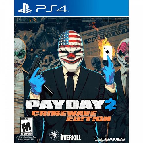 Playstation 4 Payday 2: Crimewave Edition, Spelcomputers en Games, Games | Sony PlayStation 4, Zo goed als nieuw, Verzenden