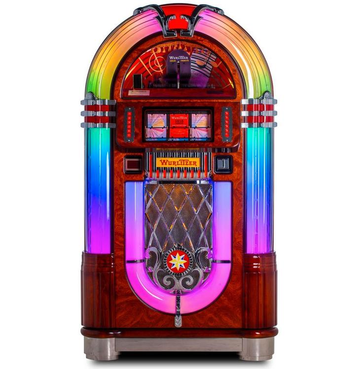 The Nieuwe Wurlitzer CD Tribute 1015 Jukebox, Verzamelen, Automaten | Jukeboxen, Ophalen