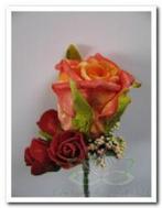 Corsage Roos Oranje comb CPR122 Maatwerk corsage, Ophalen of Verzenden, Nieuw