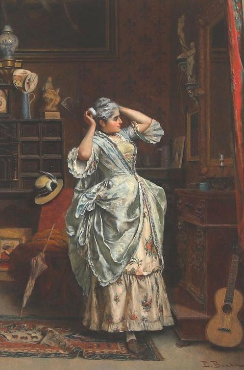 Ernesto Bensa (actief circa 1863-1897), Antiek en Kunst, Kunst | Schilderijen | Klassiek