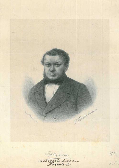 Portrait of Tiede Roelofs Dijkstra, Antiek en Kunst, Kunst | Etsen en Gravures