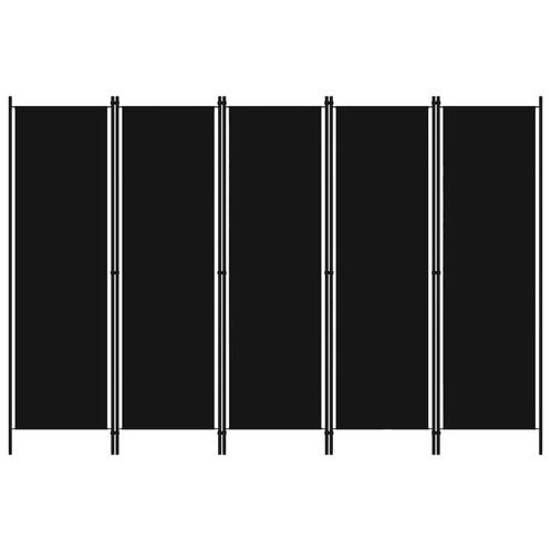Kamerscherm 250x180 Zwart - | Tweedekansje | OP = OP, Huis en Inrichting, Woonaccessoires | Kamerschermen, Nieuw, Ophalen of Verzenden