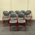 Tweedehands complete set 11 stuks schoolstoelen zith. 47 cm,, Huis en Inrichting, Stoelen, Ophalen of Verzenden, Gebruikt, Stof