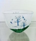 Kosta Boda - Kjell Engman - Kom - Glas - oktober, Antiek en Kunst, Antiek | Glas en Kristal