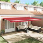 vidaXL Luifel Vervangingsdoek voor 6x3 m Frame in Rood, Verzenden, Nieuw