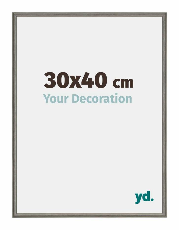 Fotolijst 30x40 cm - Mercury Structuur - Aluminium - New, Huis en Inrichting, Woonaccessoires | Lijsten, Nieuw, Verzenden