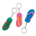 Uitdeelcadeautjes Sleutelhangers Slipper 10cm 6st, Verzenden, Nieuw