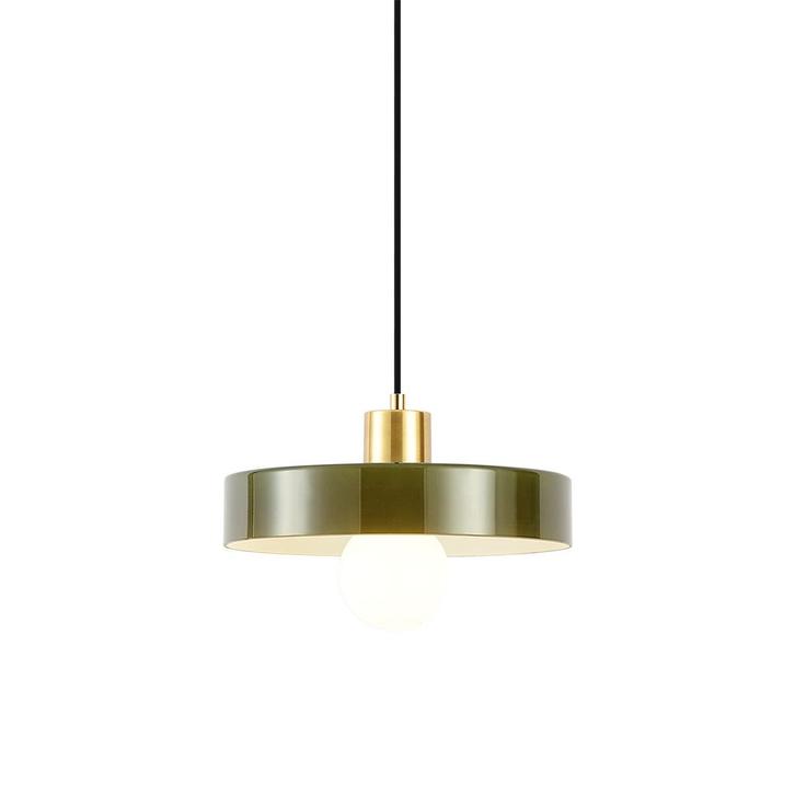 Retro hanglamp goud met groen glas - Jina, Huis en Inrichting, Lampen | Hanglampen, Nieuw, Glas, 75 cm of meer