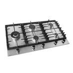 Wiggo WH-G935RR(X) - Inbouw gaskookplaat met Wok - 90cm - In, Witgoed en Apparatuur, Kookplaten, Verzenden, Nieuw