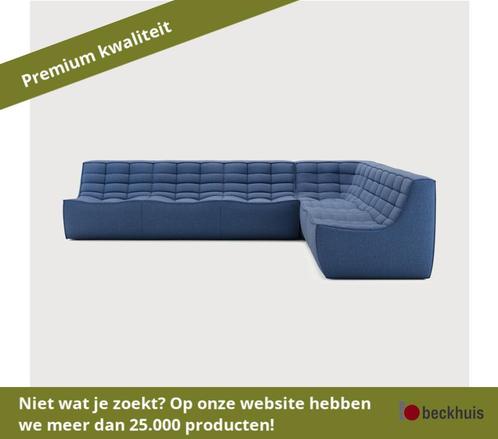 Ethnicraft N701 Modulare Sofagranitur 90° Quadratisch rechts, Huis en Inrichting, Fauteuils, Nieuw, Overige materialen, Ophalen of Verzenden