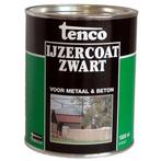 Tenco IJzercoat Zwart 1 liter, Doe-het-zelf en Verbouw, Verf, Beits en Lak, Nieuw, Verzenden