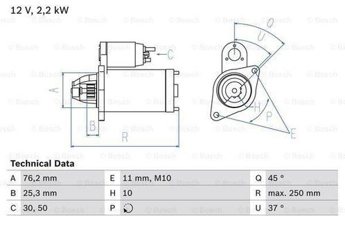Startmotor / Starter AUDI A4 B6,B7,Avant (2.7 TDI,3.0 T..., Auto-onderdelen, Motor en Toebehoren, Nieuw, Ophalen of Verzenden