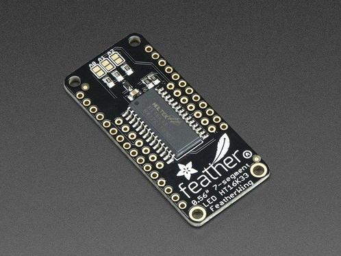 4-Digit 7-Segment LED Matrix Display FeatherWing  Adafrui..., Hobby en Vrije tijd, Elektronica-componenten, Verzenden