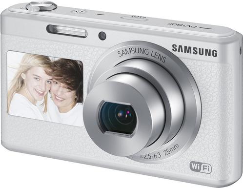 Samsung DV180F Digitale Compact Camera - Wit, Audio, Tv en Foto, Fotocamera's Digitaal, Zo goed als nieuw, Verzenden