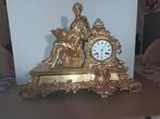 Figurale pendule - - Verguld brons - 1860/1870, Antiek en Kunst, Antiek | Klokken