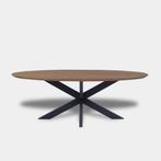 Tafel Ovaal Eikenhout  Matrix  160x90, Nieuw