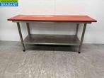 RVS Snijtafel Polyethyleen PE 200 x 60 x 90.5 cm Horeca, Zakelijke goederen, Horeca | Keukenapparatuur, Ophalen of Verzenden, Gebruikt