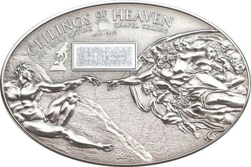 Cook Island - Sistine Chapel - 2012, Postzegels en Munten, Munten | Oceanië, Losse munt, Zilver, Verzenden