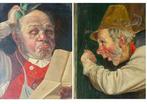 Fritz Mueller (1879-1957) - 2 Humoreske Portraits