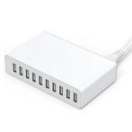10-Port USB Laadstation 50W Muur Oplader Thuislader, Telecommunicatie, Mobiele telefoons | Telefoon-opladers, Verzenden, Nieuw