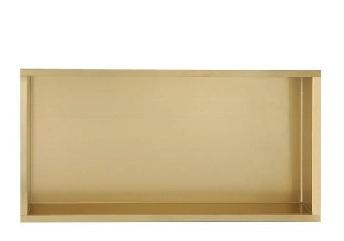 Sani Royal Inbouwnis Goud Geborsteld 30x60x7 cm, Doe-het-zelf en Verbouw, Sanitair