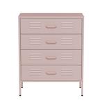 Ladekast | Lockerkast | Kledingkast | 80x40x100cm | Roze, Verzenden, Nieuw