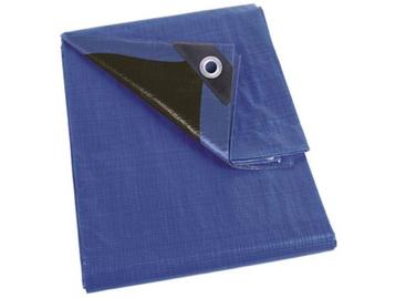 2dekans | Perel Dekzeil - Blauw/Zwart - Ultrasterk - 5 X 8 M beschikbaar voor biedingen