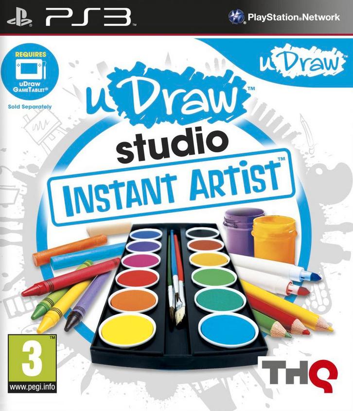 Playstation 3 uDraw Studio: Instant Artist (Game Only), Spelcomputers en Games, Games | Sony PlayStation 3, Zo goed als nieuw