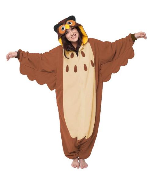 Onesie Bruine Uil Pak XL-XXL Uilenpak Kostuum Bruin Vogel Vl, Kleding | Dames, Carnavalskleding en Feestkleding, Kleding, Nieuw