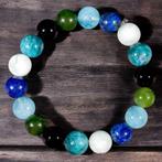 Kogelgrootte: 10 mm (18 bollen) Multigemma Armband met