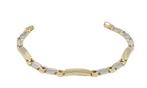 Armband - 18 karaat Geel goud, Witgoud, Sieraden, Tassen en Uiterlijk, Armbanden, Nieuw